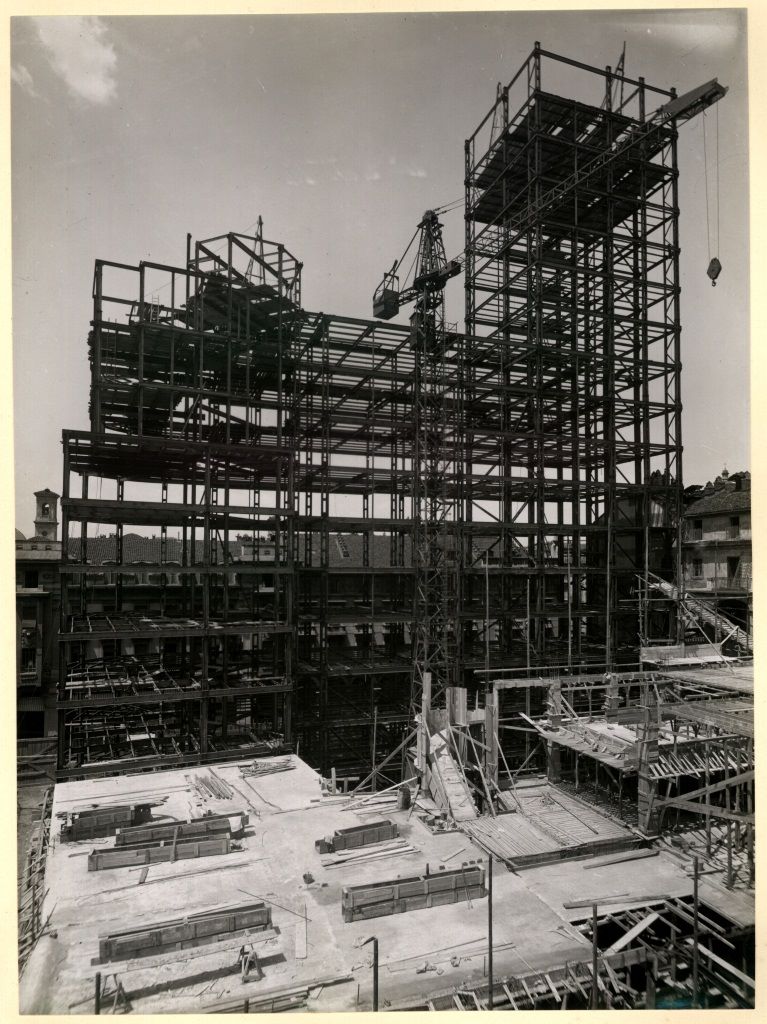 File Gabinio Torino Torre Littoria Via Viotti 1 Veduta Del Cantiere