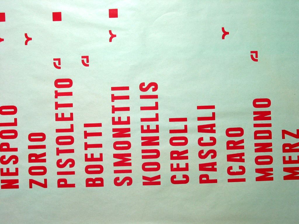 Manifesto (Poster) by BOETTI Alighiero