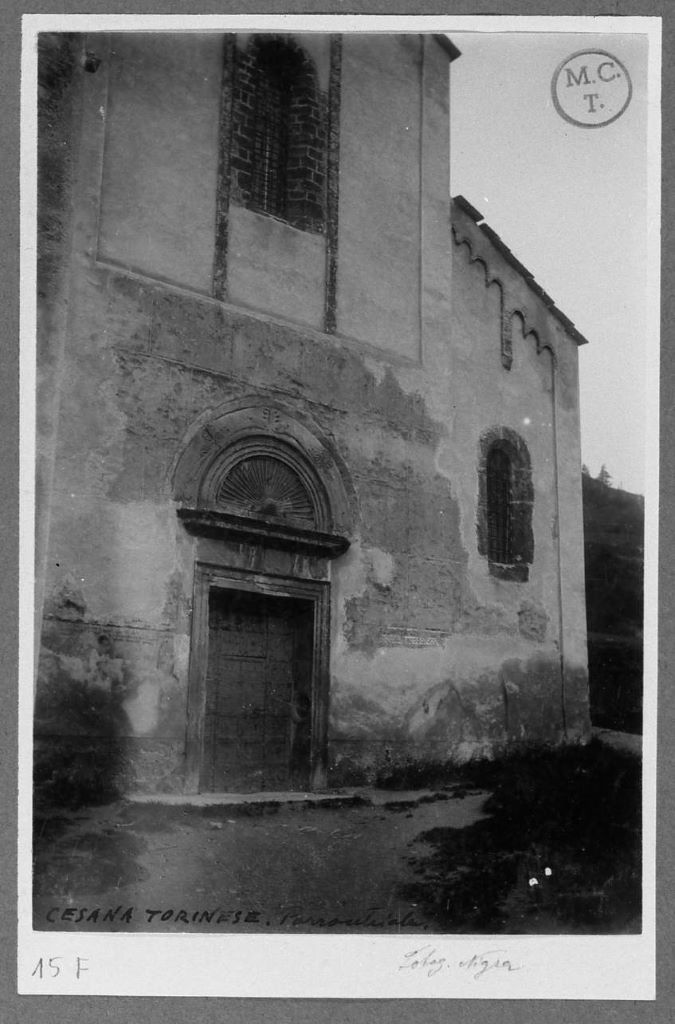Cesana Torinese - Parish Church of San Giovanni Battista, façade